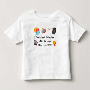 T-shirt Pour Les Tous Petits Les Grads Pré-K Restent À La Maison Classe 2020