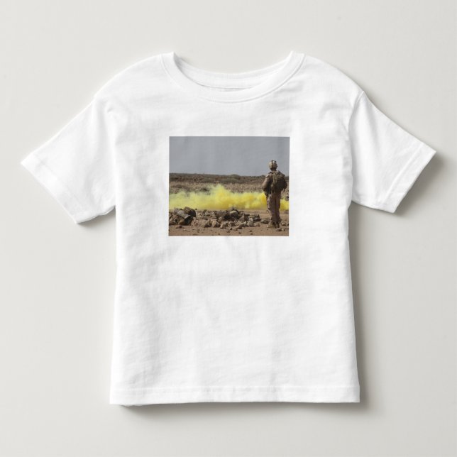 T-shirt Pour Les Tous Petits Les marines assurent la sécurité (Devant)