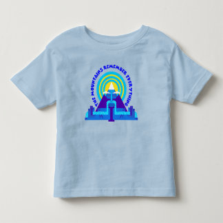 T-shirt Pour Les Tous Petits Les montagnes se souviennent de tout