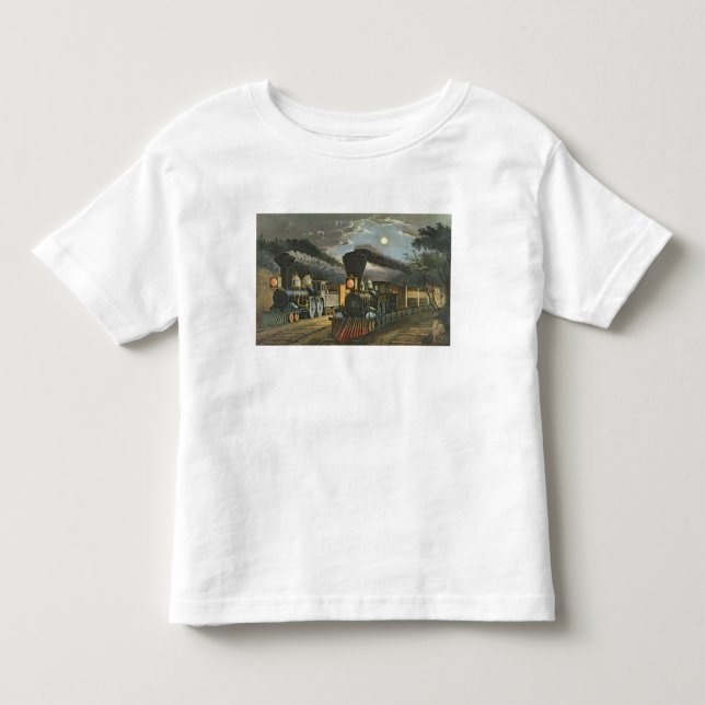 T-shirt Pour Les Tous Petits Les trains rapides de foudre, 1863 (Devant)