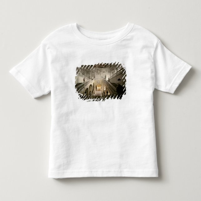 T-shirt Pour Les Tous Petits L'escalier, construit 1719-44 (Devant)