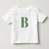 Lettre initiale | Monogramme Moderne Tendance Sage