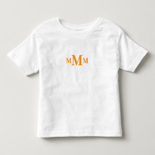 T-shirt Pour Les Tous Petits Lettre personnalisée "M" Modèle Monogramme