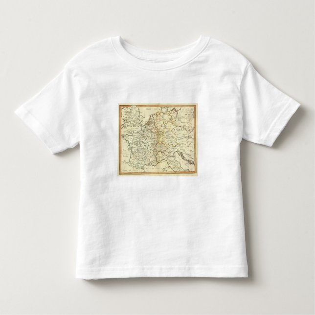 T-shirt Pour Les Tous Petits L'Europe 10 (Devant)