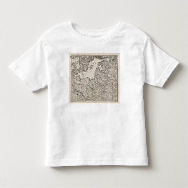 T-shirt Pour Les Tous Petits L'Europe de l'Est, Russie, Suède (Devant)