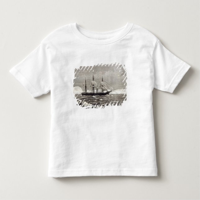 T-shirt Pour Les Tous Petits L'expédition de Pôle Nord (Devant)