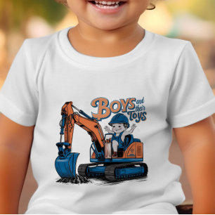 T-shirt Pour Les Tous Petits L'Explorateur de Chemises Bleues