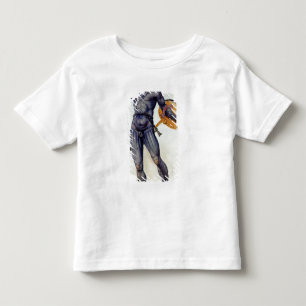 T-shirt Pour Les Tous Petits L'homme Pictish tenant un bouclier