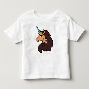 T-shirt Pour Les Tous Petits Licorne Afro Divine