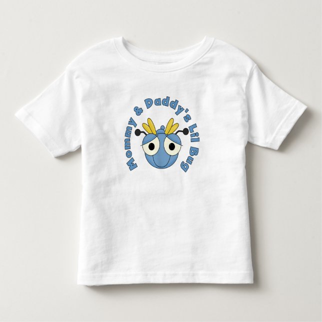 T-shirt Pour Les Tous Petits Lil Bug de maman et papa (Devant)