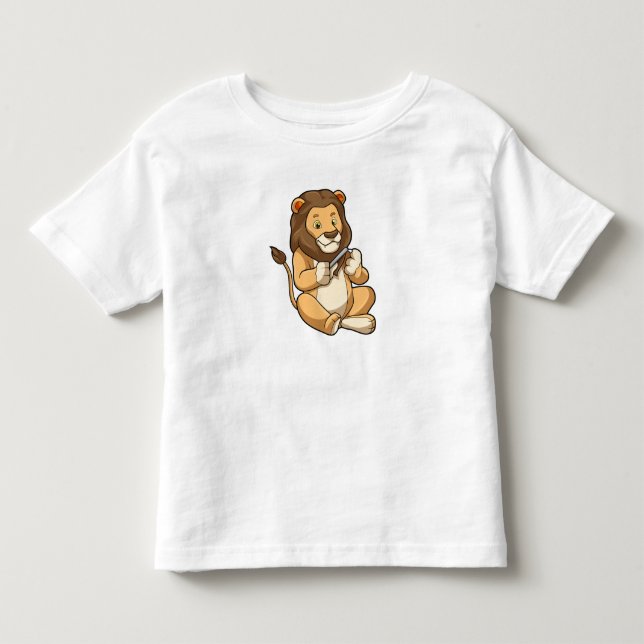 T-shirt Pour Les Tous Petits Lion avec flèches à ongles (Devant)