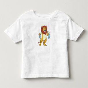 T-shirt Pour Les Tous Petits Lion avec serviette pour douche
