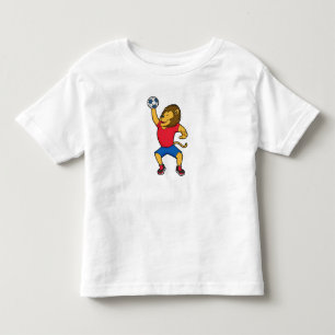 T-shirt Pour Les Tous Petits Lion Handball player Handball