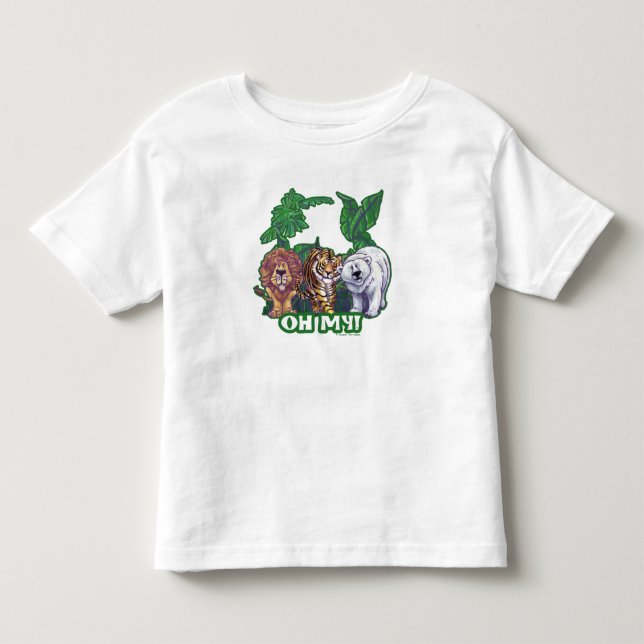 T-shirt Pour Les Tous Petits Lions Tiger Ours Oh Mon (Devant)