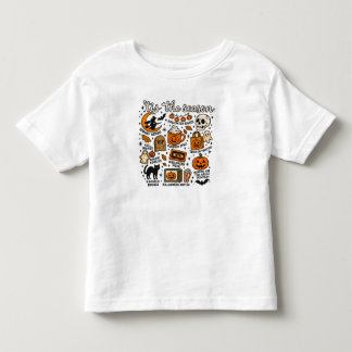 T-shirt Pour Les Tous Petits Liste de contrôle de la saison effrayante Hallowee