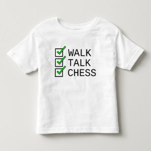 T-shirt Pour Les Tous Petits Liste de contrôle pour bébé : Marche, Parlez, Éche