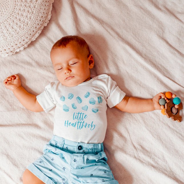 T-shirt Pour Les Tous Petits Little Heartthrob Boy Fête d'anniversaire (Créateur téléchargé)