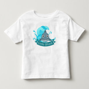 T-shirt Pour Les Tous Petits Little Shark - tenue familiale