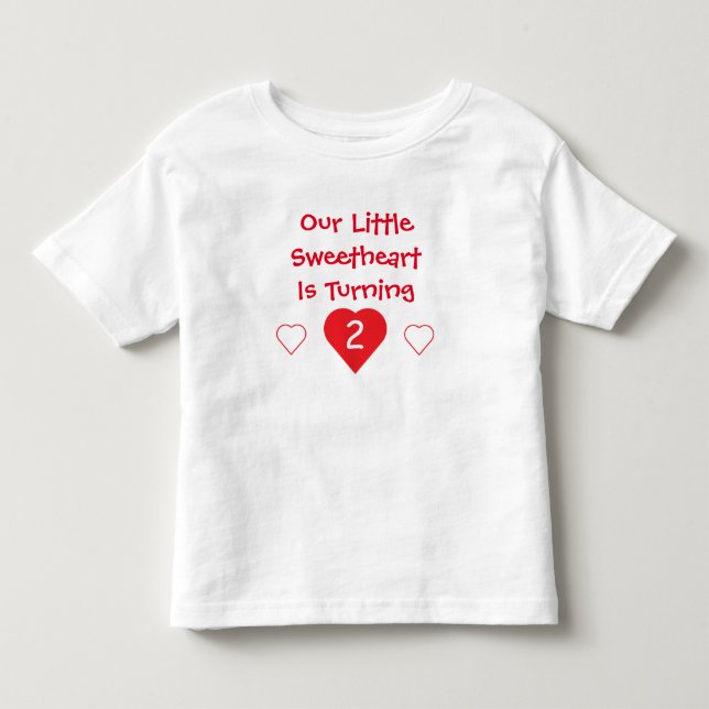 T-shirt Pour Les Tous Petits Little Sweetheart (Devant)