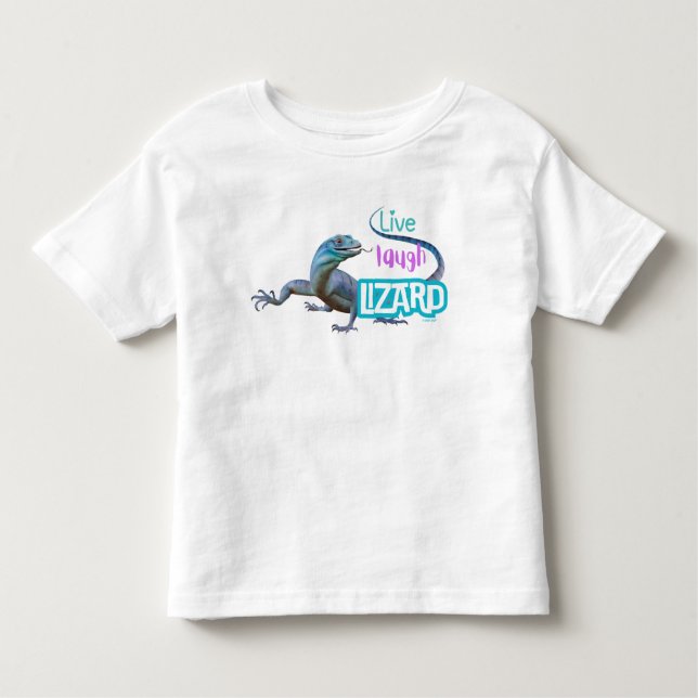 T-shirt Pour Les Tous Petits Live Laugh Lizard (Devant)
