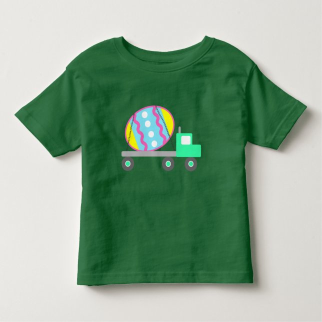 T-shirt Pour Les Tous Petits Livraison de Pâques (Devant)