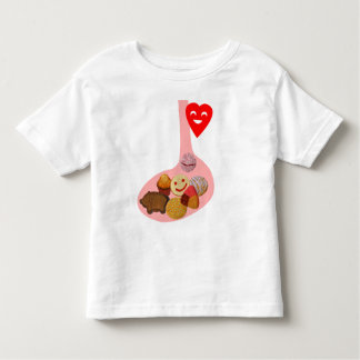 T-shirt Pour Les Tous Petits Llena de PANza, contento de corazón