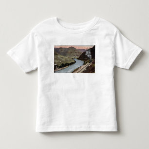 T-shirt Pour Les Tous Petits Locomotives à vapeur sur la voie