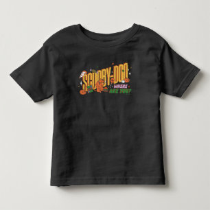 T-shirt Pour Les Tous Petits Logo de friandise d'Halloween de Scooby-Doo