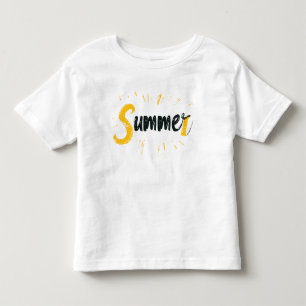 T-shirt Pour Les Tous Petits Logo d'été - Conception de texte d'été