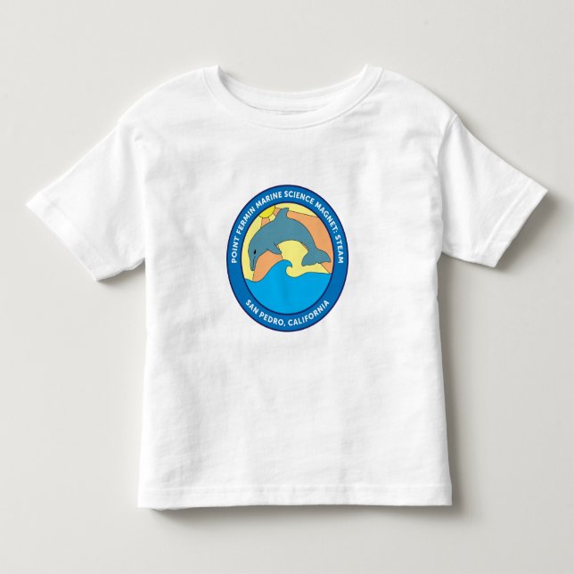 T-shirt Pour Les Tous Petits Logo élémentaire Toddler Point Fermin Blanc (Devant)