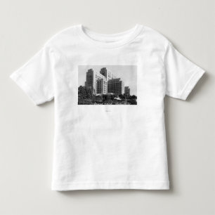 T-shirt Pour Les Tous Petits Los Angeles, vue de CA d'Hôpital Général