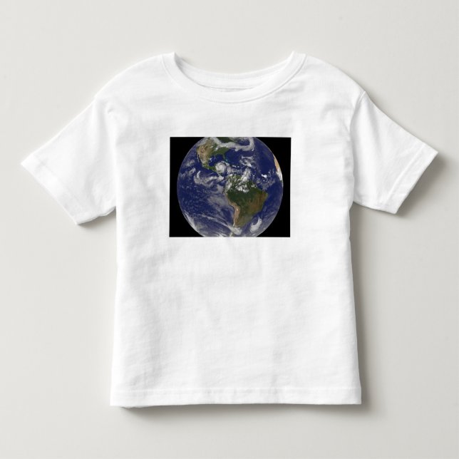 T-shirt Pour Les Tous Petits L'ouragan Dean approche la péninsule du Yucatan (Devant)