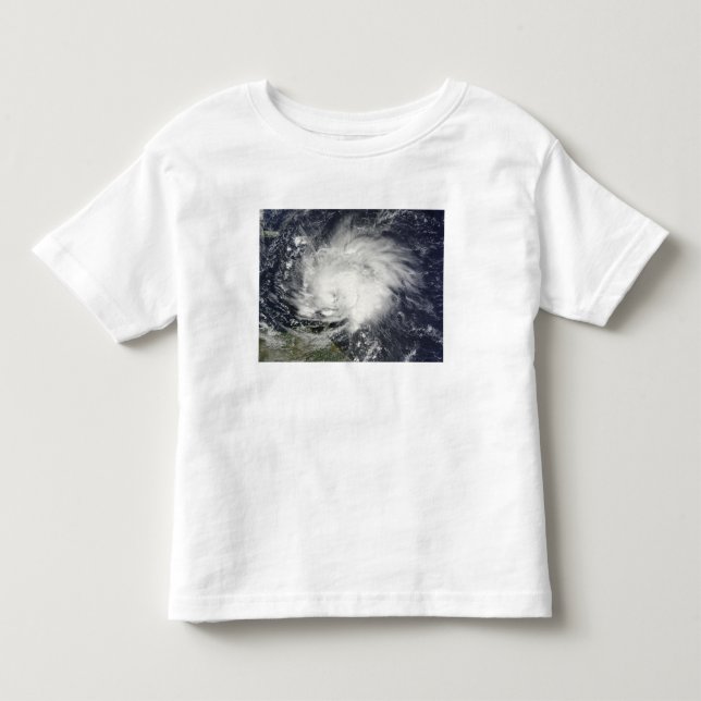 T-shirt Pour Les Tous Petits L'ouragan Tomas sur les Petites Antilles (Devant)