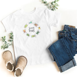 T-shirt Pour Les Tous Petits Love Bug Beetles Girls