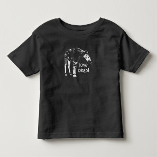 T-shirt Pour Les Tous Petits Love Okapi