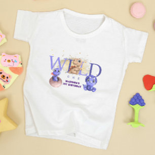 T-shirt Pour Les Tous Petits Lovely Dino Simple Funny Baby Boy 1er anniversaire