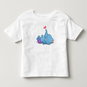T-shirt Pour Les Tous Petits Lovephant