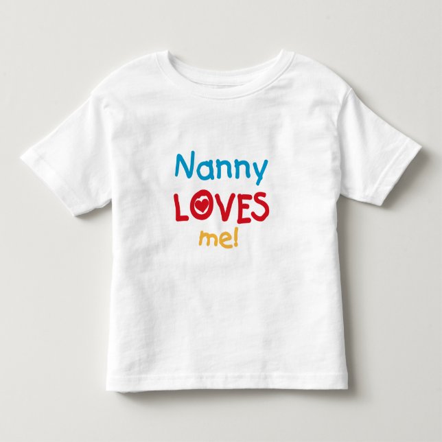 T-shirt Pour Les Tous Petits LOVESMEnanny (Devant)