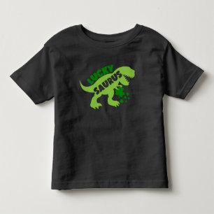 T-shirt Pour Les Tous Petits Lucky Saurus - Dino du jour de la Saint Patrick