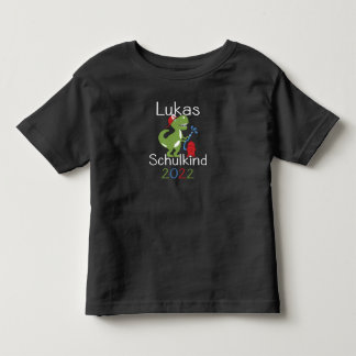 T-shirt Pour Les Tous Petits Lukas 2022 T-Rex Inscriptions Premier Graders 2022