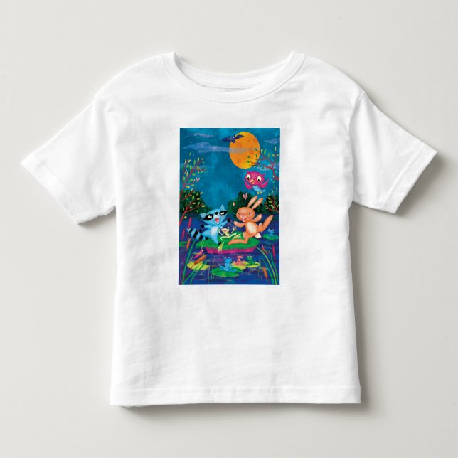 T-shirt Pour Les Tous Petits Lune d'automne (Devant)
