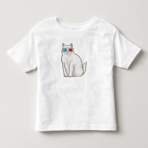 T-shirt Pour Les Tous Petits Lunettes de chat