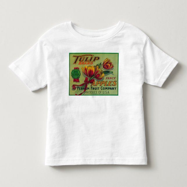 T-shirt Pour Les Tous Petits Lynden, étiquette de caisse de WashingtonTulip (Devant)