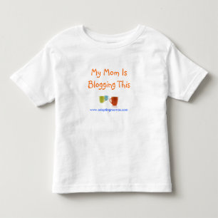 T-shirt Pour Les Tous Petits Ma maman Blogging ceci