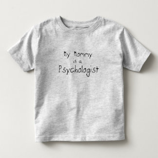T-shirt Pour Les Tous Petits Ma maman est une psychologue