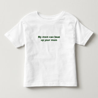 T-shirt Pour Les Tous Petits Ma maman peut battre votre maman