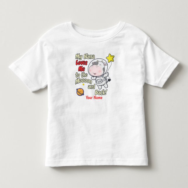 T-shirt Pour Les Tous Petits Ma Nana m'aime (Devant)