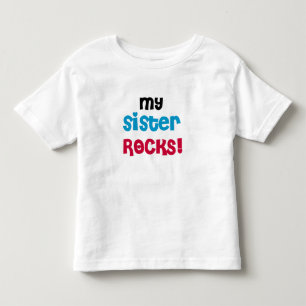 T-shirt Pour Les Tous Petits Ma soeur Rocks