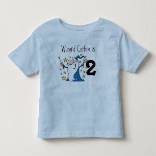 T-shirt Pour Les Tous Petits Magical Wizard Personnalisable Anniversaire T-shir
