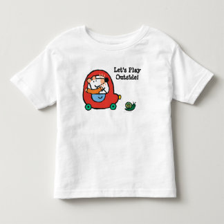 T-shirt Pour Les Tous Petits Maisy conduit une voiture rouge mignonne